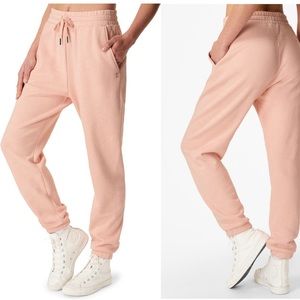 sporty tie-waist joggers are soft, and ideal for getting active!